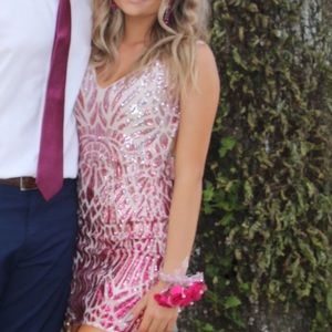 jovani pink dress